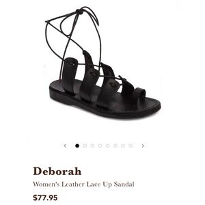 HANDMADE leather sandals!